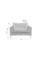 Modern Upholstered Love Seat | Zuiver Summer | Dutchfurniture.com