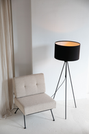 Beige Minimalist Lounge Chair | Zuiver Bowie | Dutchfurniture.com