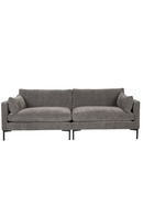 Dark Gray Upholstered 3-Seater Sofa | Zuiver Summer | DutchFurniture.com