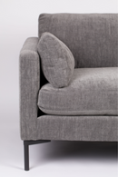 Dark Gray Upholstered 3-Seater Sofa | Zuiver Summer | DutchFurniture.com