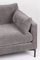 Dark Gray Upholstered 3-Seater Sofa | Zuiver Summer | DutchFurniture.com