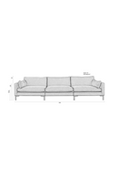 Upholstered 4-5 Seater Sofa | Zuiver Summer | Dutchfurniture.com