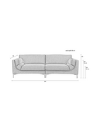 Fabric Upholstered Modern Sofa | Zuiver Balcony | Dutchfurniture.com