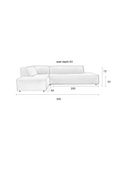 Brown Ribcord Sectional Sofa | Zuiver Fat Freddy | Dutchfurniture.com