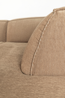 Brown Ribcord Sectional Sofa | Zuiver Fat Freddy | Dutchfurniture.com