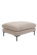 Latte Upholstered Ottoman | Zuiver Summer | DutchFurniture.com