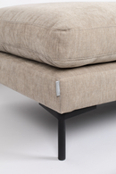 Latte Upholstered Ottoman | Zuiver Summer | DutchFurniture.com