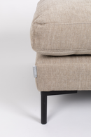 Latte Upholstered Ottoman | Zuiver Summer | DutchFurniture.com