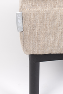 Latte Upholstered Ottoman | Zuiver Summer | DutchFurniture.com