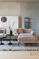 Latte Upholstered Ottoman | Zuiver Summer | DutchFurniture.com