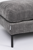 Dark Gray Upholstered Ottoman | Zuiver Summer | DutchFurniture.com