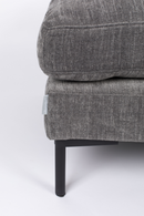 Dark Gray Upholstered Ottoman | Zuiver Summer | DutchFurniture.com