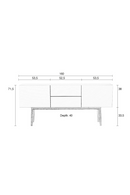 White Wooden Cabinet | Zuiver High On | Dutchfurniture.com