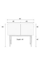 White Wooden Cabinet | Zuiver High On | Dutchfurniture.com