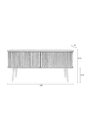 Black Tambour Door Sideboard | Zuiver Barbier | Dutchfurniture.com