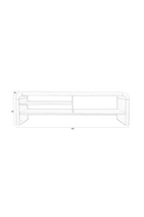 Oak Curved Sideboard | Zuiver Brave | Dutchfurniture.com