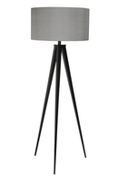 Black Gray Metal Floor Lamp | Zuiver Tripod | DutchFurniture.com