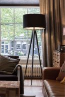 Black Metal Floor Lamp | Zuiver Tripod | DutchFurniture.com
