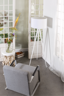 White Metal Floor Lamp | Zuiver Tripod | DutchFurniture.com