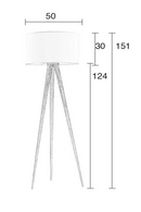 Black Tripod Floor Lamp | Zuiver Tripod Wood | OROA TRADE