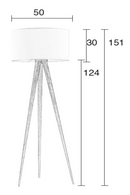 White Wooden Floor Lamp | Zuiver Tripod Wood | DutchFurniture.com