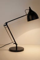 Matt Black Metal Desk Lamp | Zuiver Reader | DutchFurniture.com