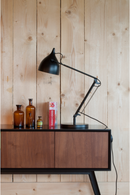 Matt Black Metal Desk Lamp | Zuiver Reader | DutchFurniture.com