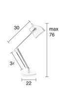 Matt Black Metal Desk Lamp | Zuiver Reader | DutchFurniture.com