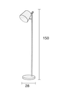 Black Adjustable Task Floor Lamp | Zuiver Buckle Head | DutchFurniture.com