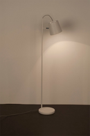 White Adjustable Task Floor Lamp | Zuiver Buckle Head | DutchFurniture.com