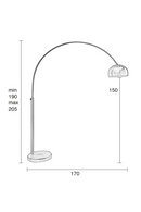 Copper Floor Lamp | Zuiver Bow | Dutchfurniture.com