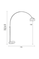 Black Metal Floor Lamp | Zuiver Bow | Dutchfurniture.com
