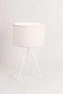 White Metal Table Lamps (2) | Zuiver Tripod | DutchFurniture.com