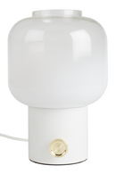 White Glass Table Lamps (2) | Zuiver Moody | DutchFurniture.com