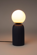 Blue Fluted Ceramic Table Lamp S | Zuiver Dash | Dutchfurniture.com