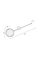 Modern Orbital Wall Lamp | Zuiver Sirius | Dutchfurniture.com