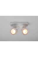 White 2-Spotlight Ceiling Lamp | Zuiver Dice | Dutchfurniture.com