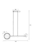 Modern Orbital Pendant Lamp | Zuiver Sirius | Dutchfurniture.com