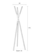 White Mikado Coat Rack | Zuiver Pinnacle | OROA TRADE