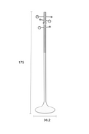 Black Modern Coat Rack | Zuiver Jason | Dutchfurniture.com
