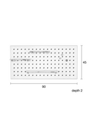 White Pegboard Organizer | Zuiver Bundy | Dutchfurniture.com