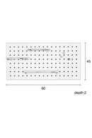 Green Pegboard Wall Organizer | Zuiver Bundy | OROA TRADE