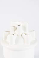 White Ceramic Modern Vase | Zuiver Bassin | Dutchfurniture.com