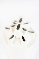 White Ceramic Modern Vase | Zuiver Bassin | Dutchfurniture.com