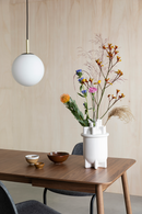 White Ceramic Modern Vase | Zuiver Bassin | Dutchfurniture.com